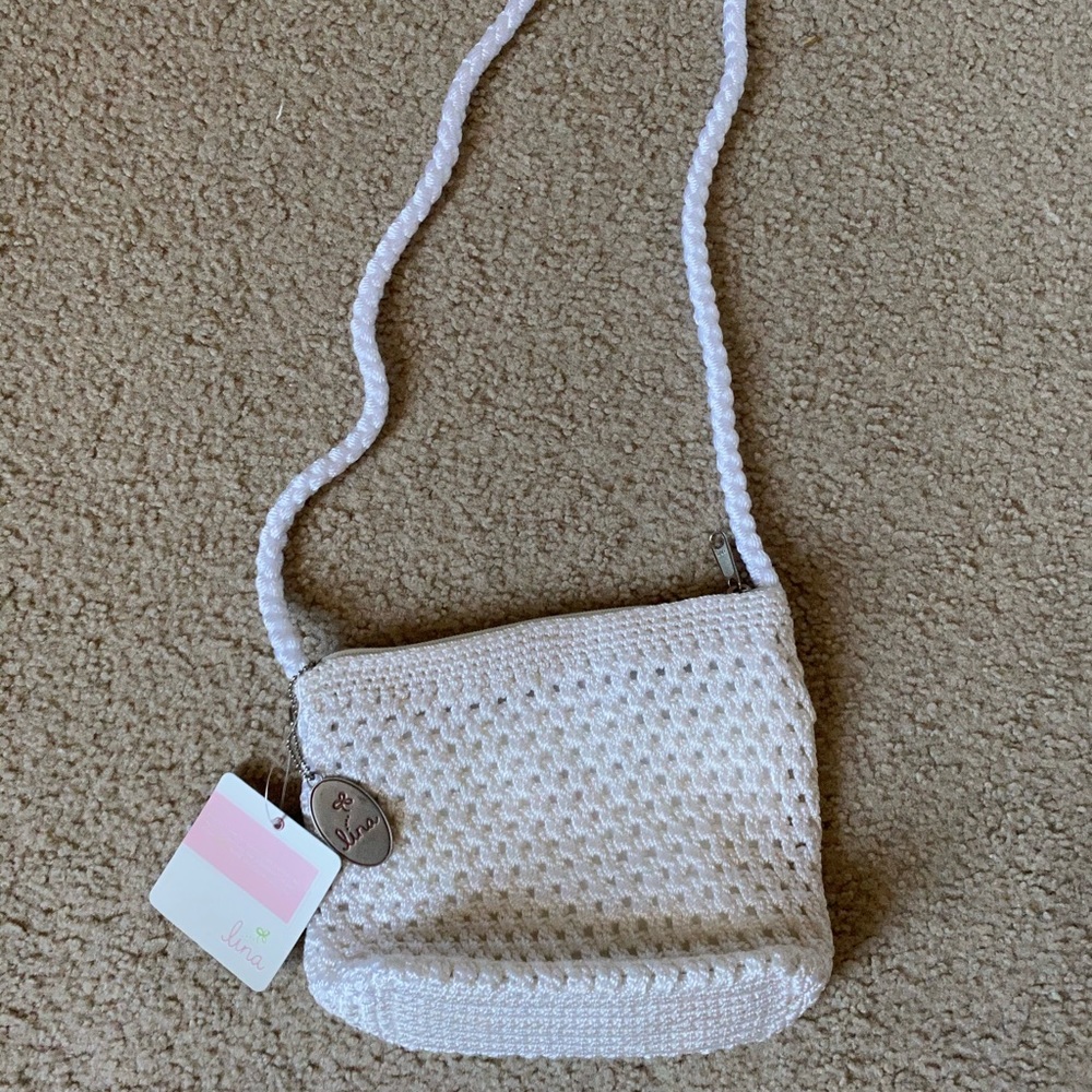 White Lina Crocheted Bag